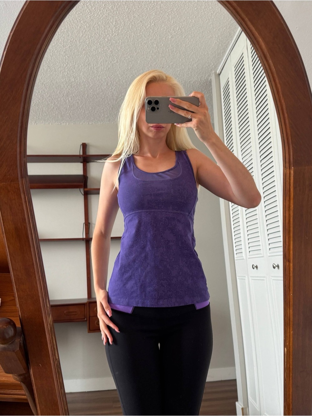 Tuff Athletics Purple Women's Performance Tank Top